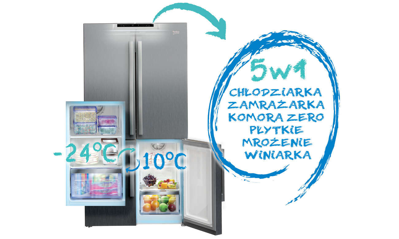 Beko GNE 134631 X - Lodówki - Sklep internetowy - al.to